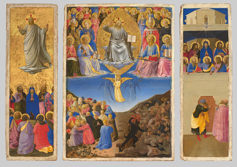 Tríptico do Juízo Final, Ascensão e Pentecostes - Fra Angelico