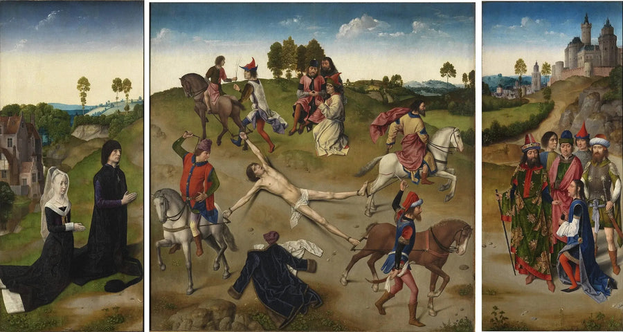 Triptyque do martírio de São Hipólito - Hugo van der Goes
