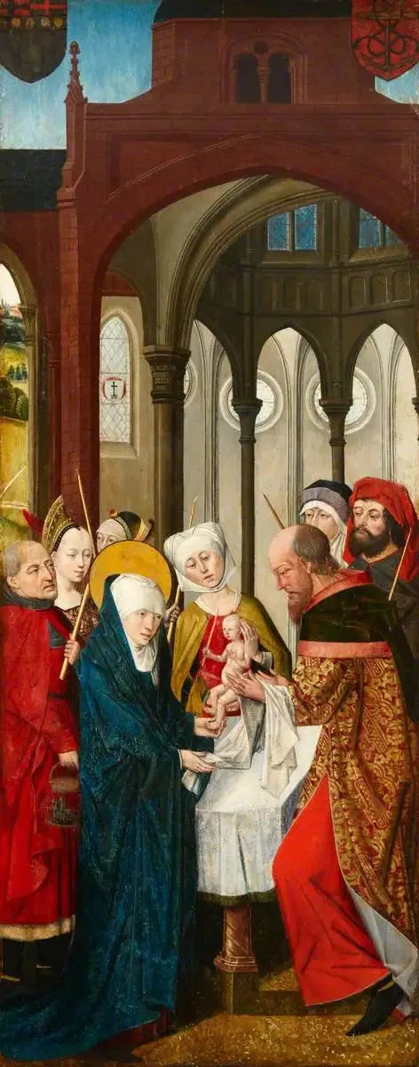 Triptyque Weston (triptyque, ala esquerda, interior) - Rogier van der Weyden