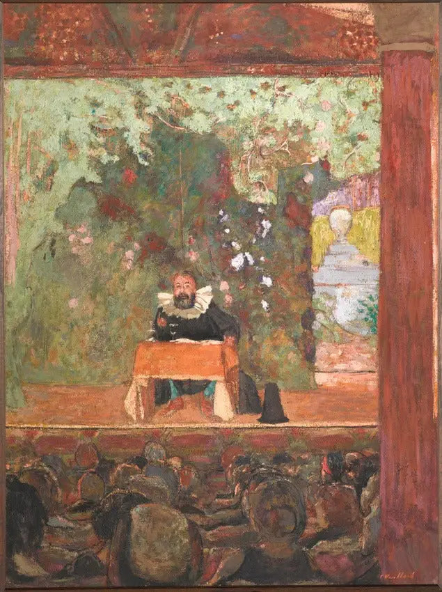Tristan Bernard conferencista - Édouard Vuillard