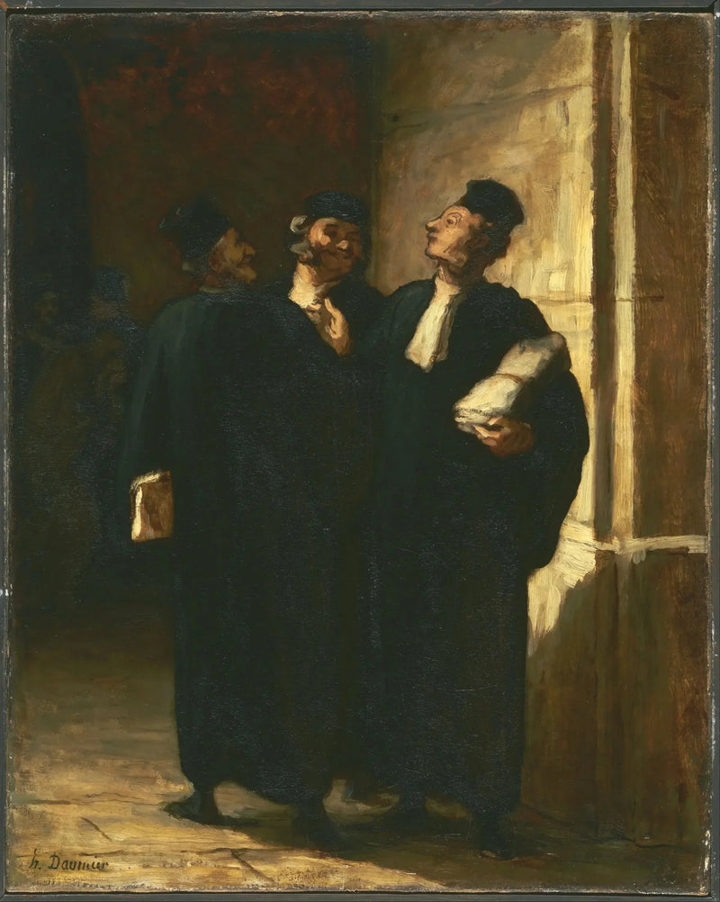 Três advogados - Honoré Daumier