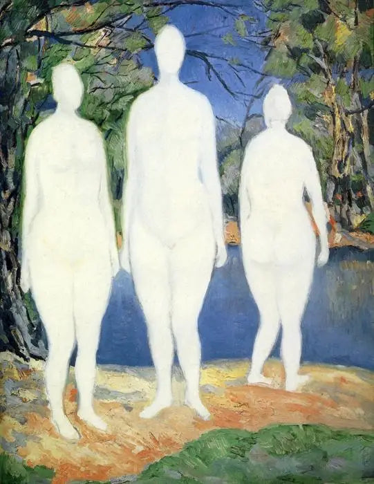 Três banhistas - Kazimir Malevich