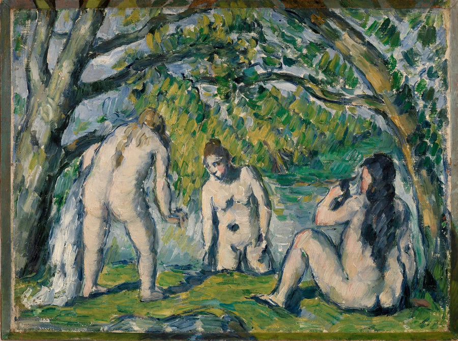Três banhistas - Paul Cézanne