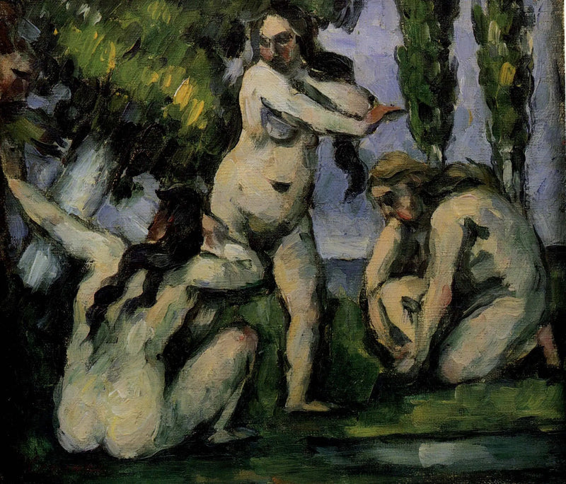 Três Banhistas - Paul Cézanne