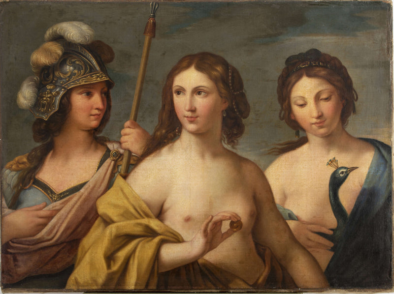 Três deusas (Minerva, Vênus e Juno). - Simon Vouet