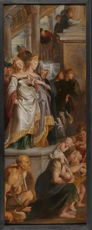 Três mulheres testemunhas - Peter Paul Rubens