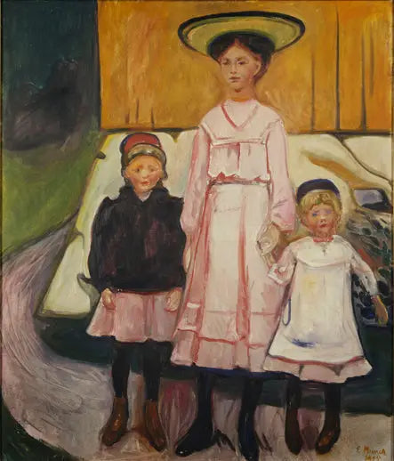 Três Meninas em Åsgårdstrand - Edvard Munch