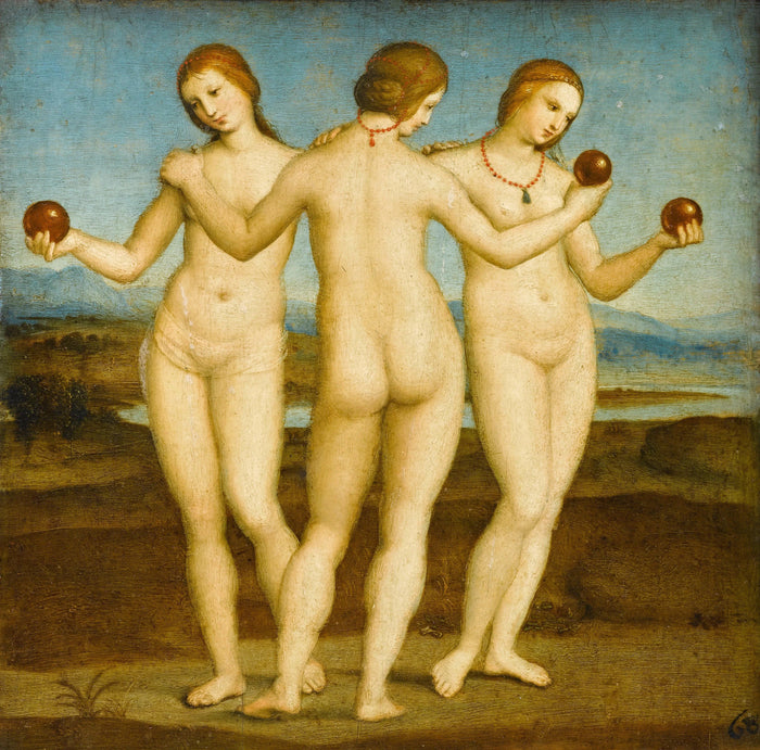 As Três Graças, por volta de 1504-1505 - Raphaël
