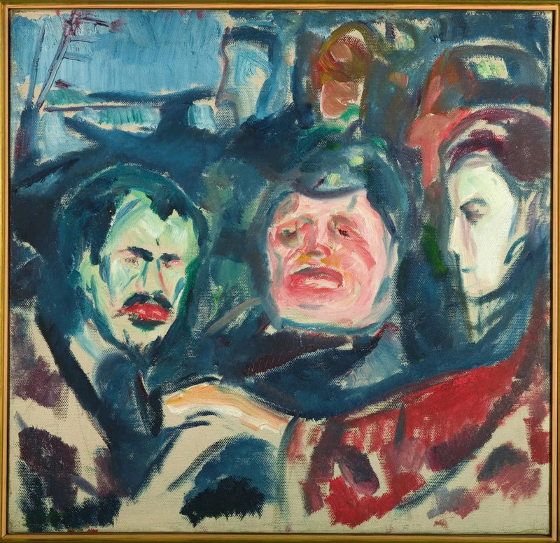 Três Homens - Edvard Munch