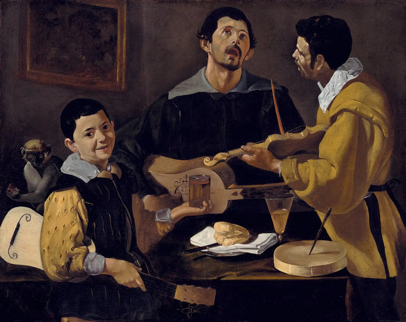 Três músicos - Diego Velázquez