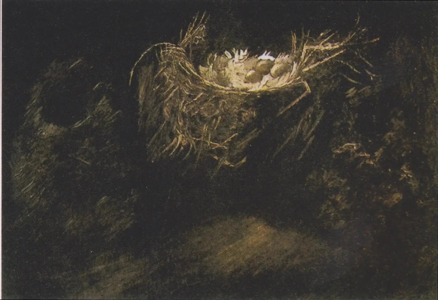 Natureza morta com três ninhos de pássaros - Vincent van Gogh