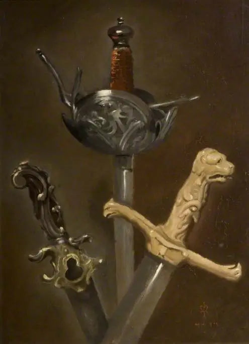 Três punhos de espada - John Everett Millais