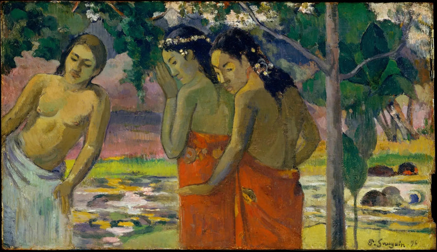 Três Tahitianas - Paul Gauguin