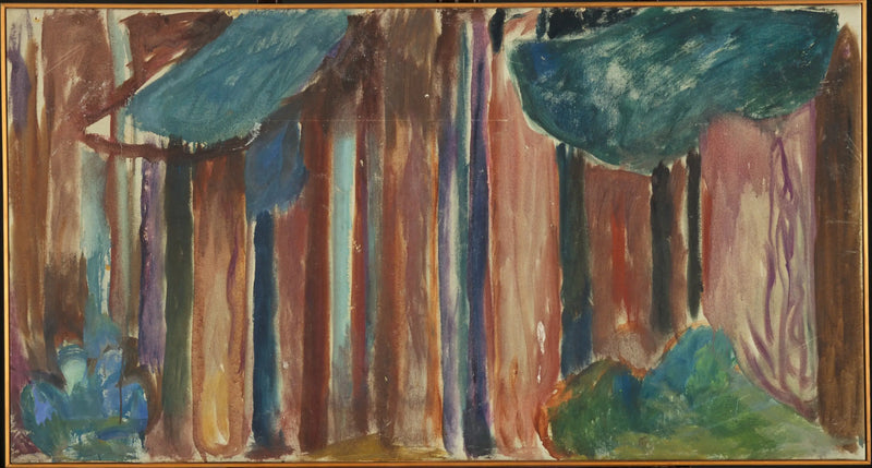 Troncos de árvore - Edvard Munch