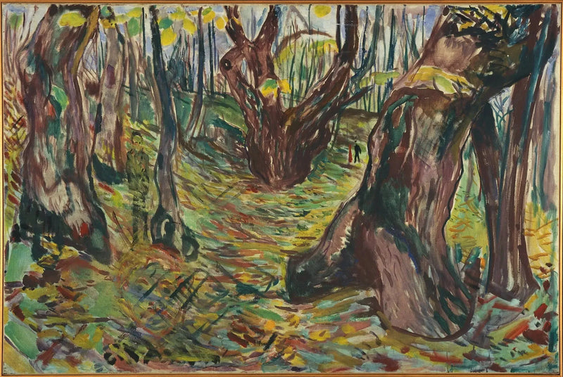 Troncos ásperos - Edvard Munch