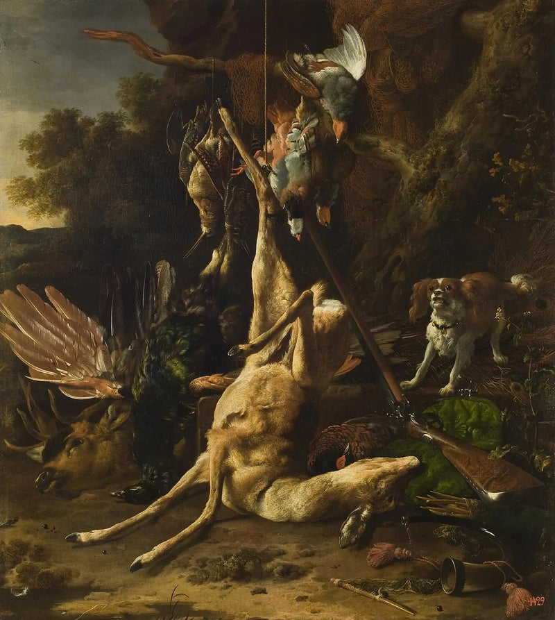 Troféus de caça - Melchior de Hondecoeter
