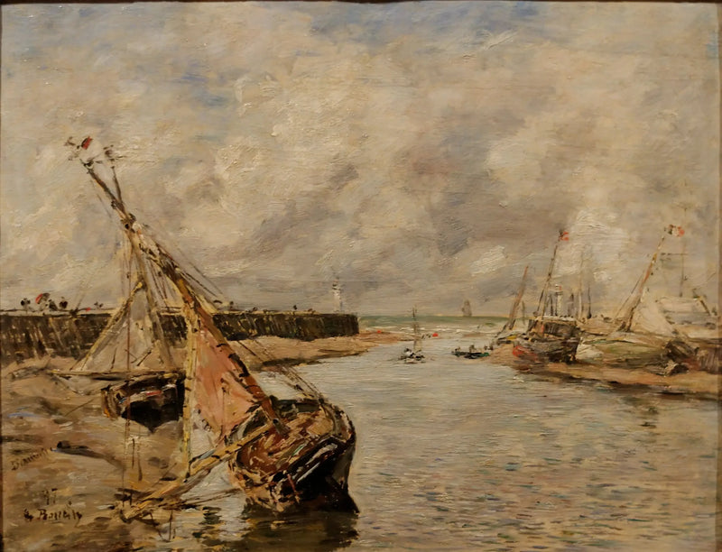 Trouville-Deauville – Maré baixa - Eugène Boudin