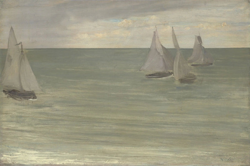 Trouville (Cinza e Verde, o mar de prata) - James Abbott McNeill Whistler
