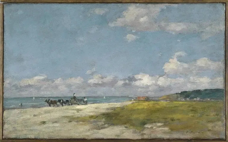 Trouville, A Praia - Eugène Boudin