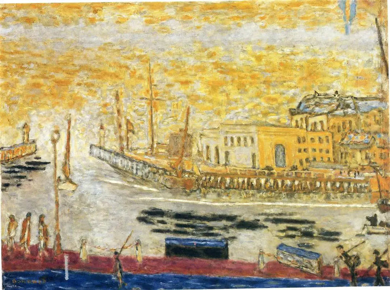 Trouville, a saída do porto - Pierre Bonnard