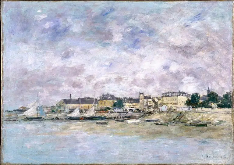 Trouville, o Porto - Eugène Boudin