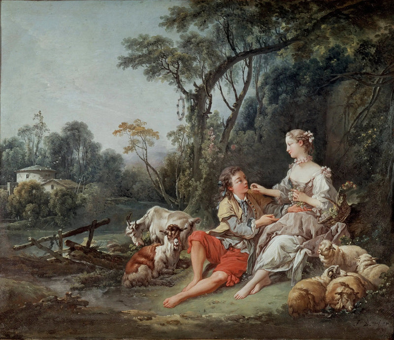 Você está pensando nas uvas? - François Boucher