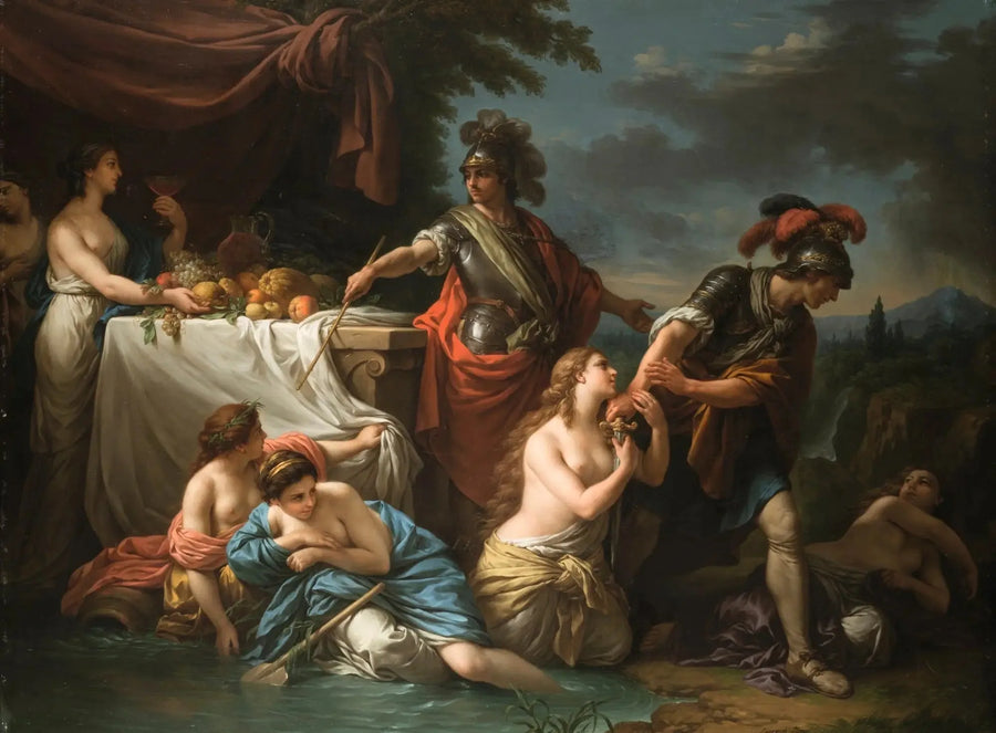 Ubalde e o Cavaleiro Dinamarquês - Louis Jean François Lagrenée