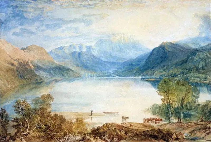 Ullswater do Parque Gobarrow - J. M. W. Turner