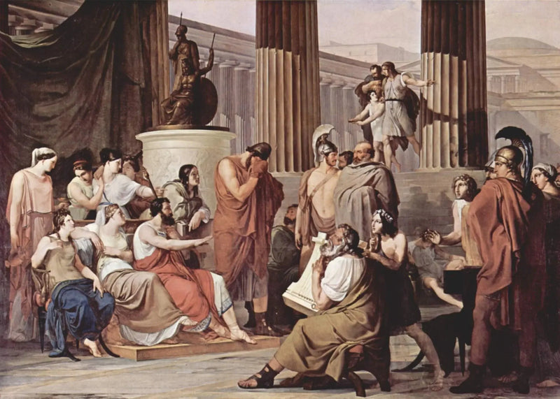 Ulisses no palácio de Alcino - Francesco Hayez