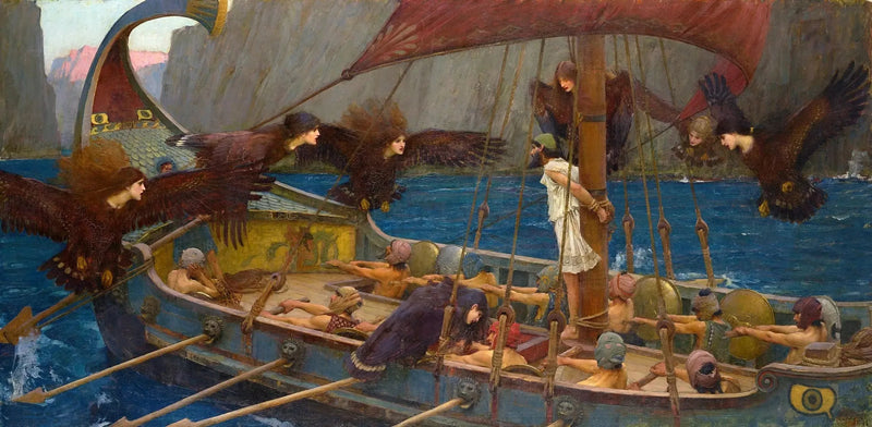 Ulysses e as sereias - John William Waterhouse