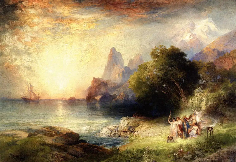 Ulisses e as sereias - Thomas Moran