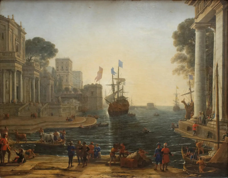 Ulysse devolve a Chryséis ao seu pai - Claude Lorrain