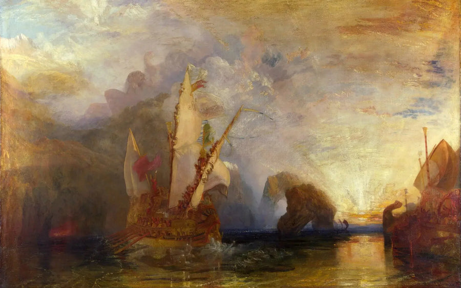 Ulisses zombando de Polifemo - J. M. W. Turner