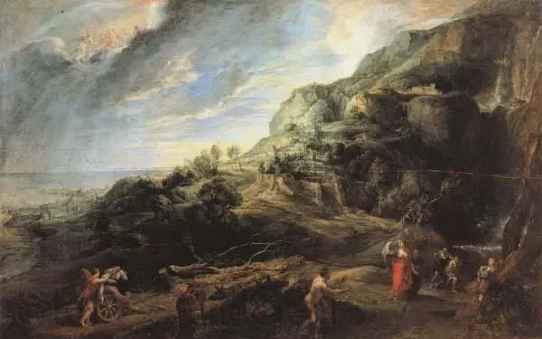 Ulisses na ilha dos Feácios - Peter Paul Rubens