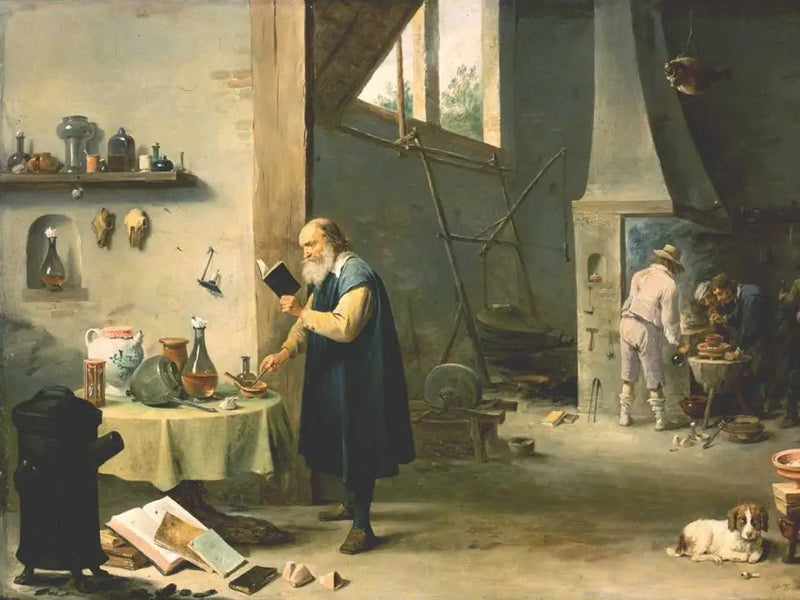 Um alquimista - David Teniers Júnior
