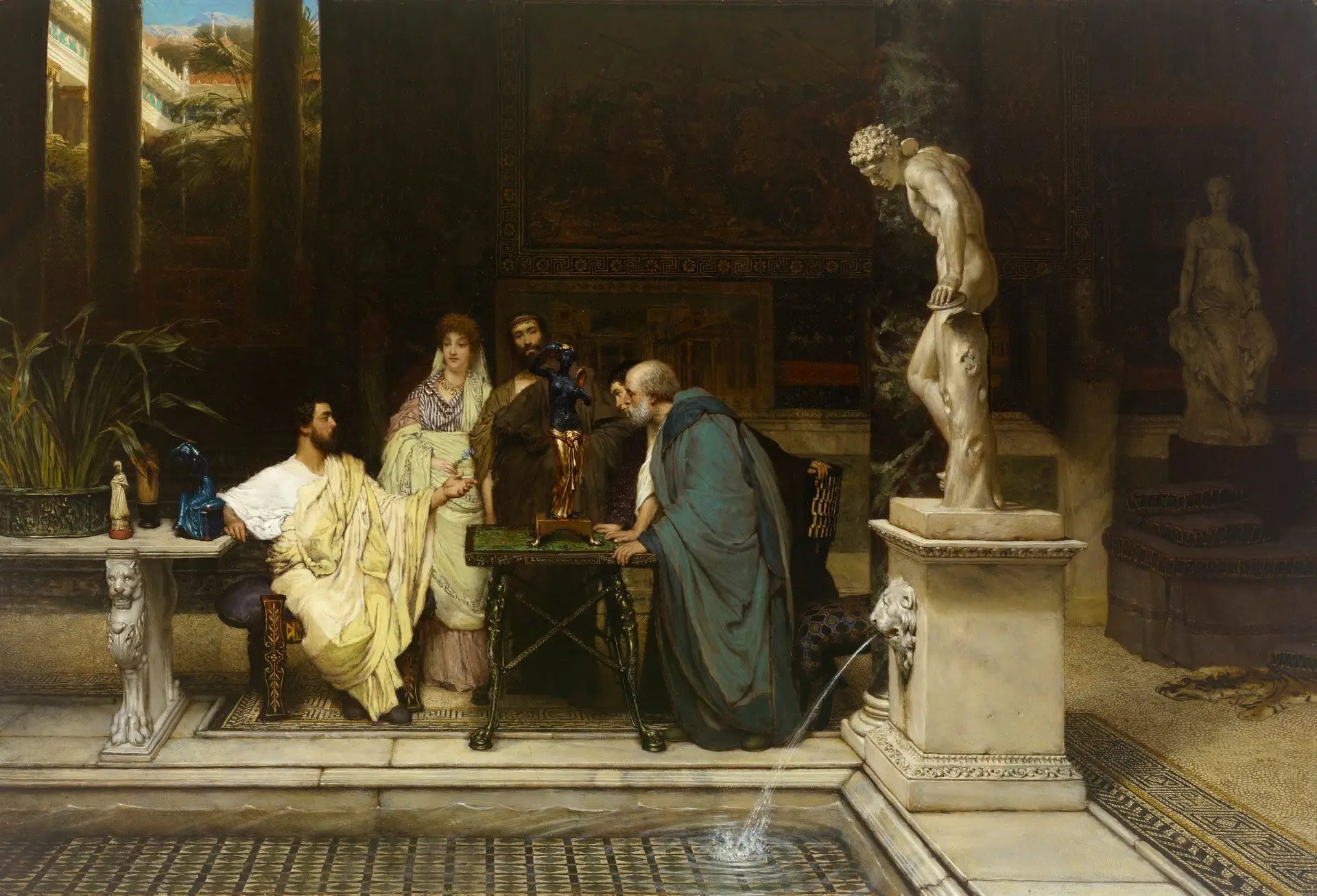 Un amateur d’art - Lawrence Alma-Tadema - Alpha Reproduction