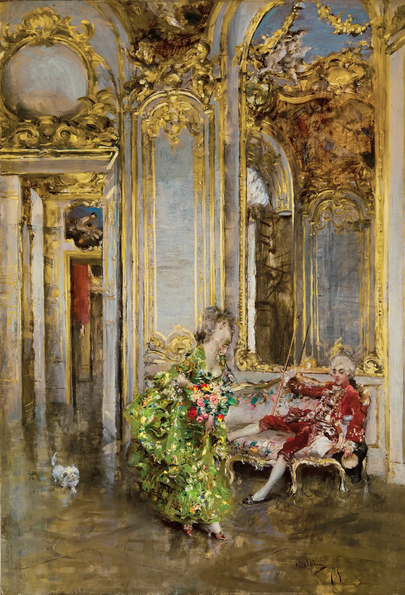 Um amigo do marquês - Giovanni Boldini