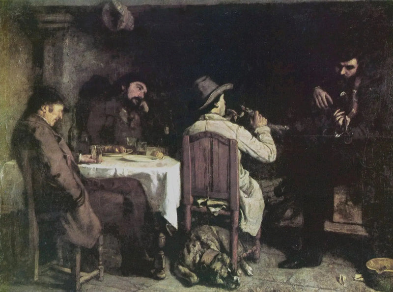 Uma Tarde em Ornans - Gustave Courbet