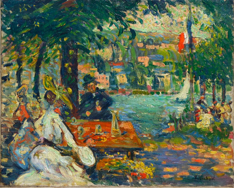 Uma Tarde na Ilha das Cerejeiras - Robert Antoine Pinchon