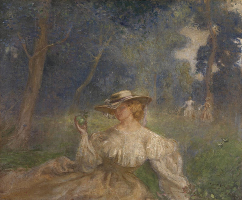 Uma Tarde de Verão: A Maçã Verde - Charles Conder