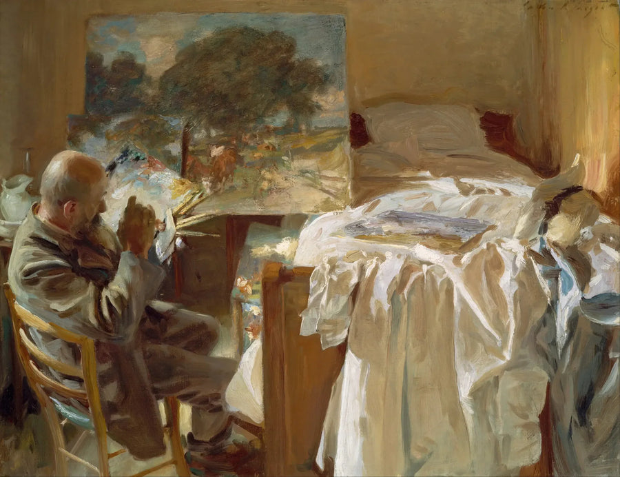 Um artista em seu ateliê - John Singer Sargent