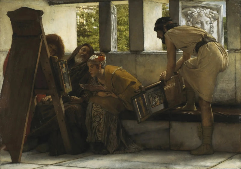 Um ateliê romano - Lawrence Alma-Tadema