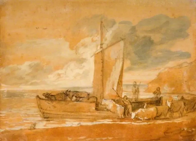 Um tanque de gado - Thomas Gainsborough