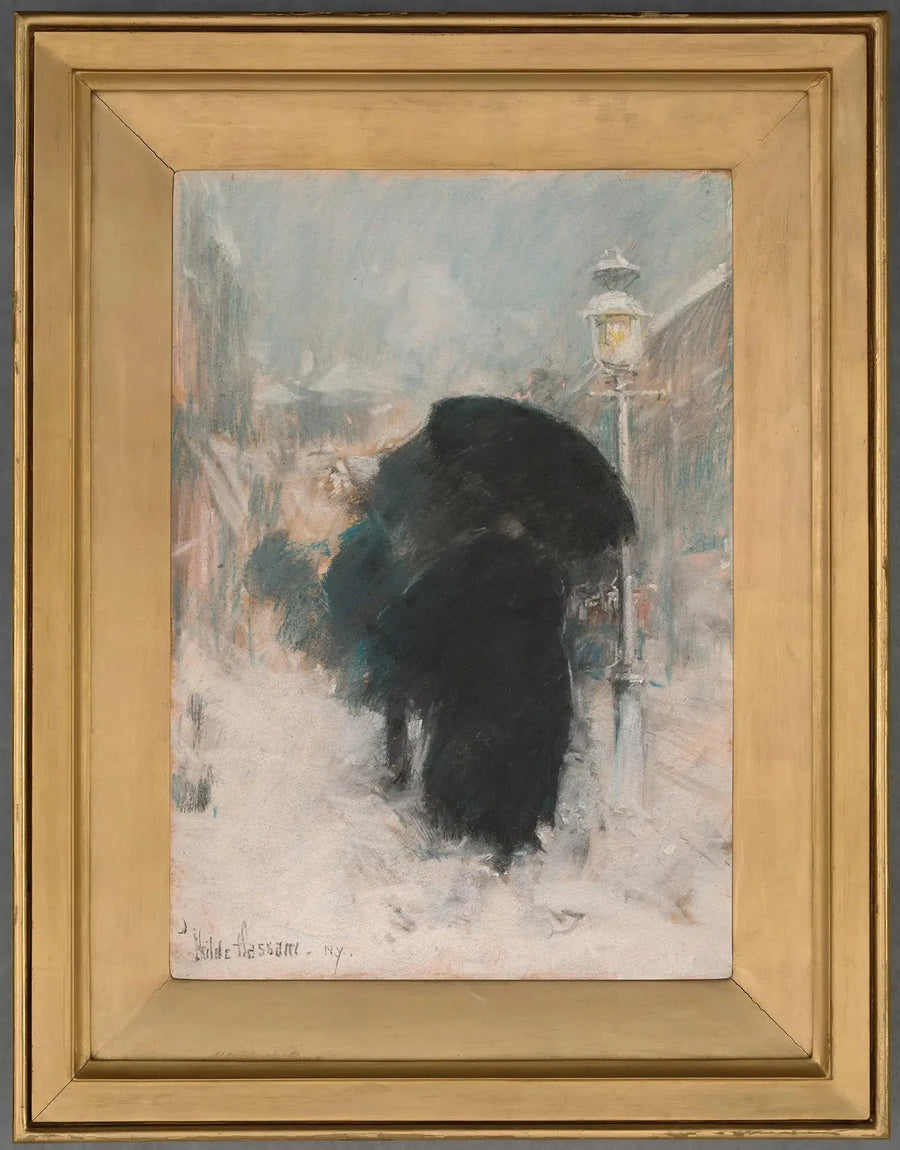 Um nevasca em Nova York - Childe Hassam