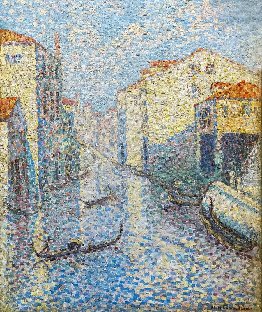 Um canal em Veneza - Henri-Edmond Cross