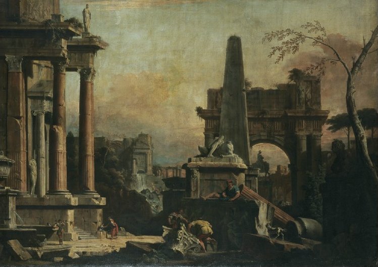 Um Capricho da Roma clássica - Sebastiano Ricci