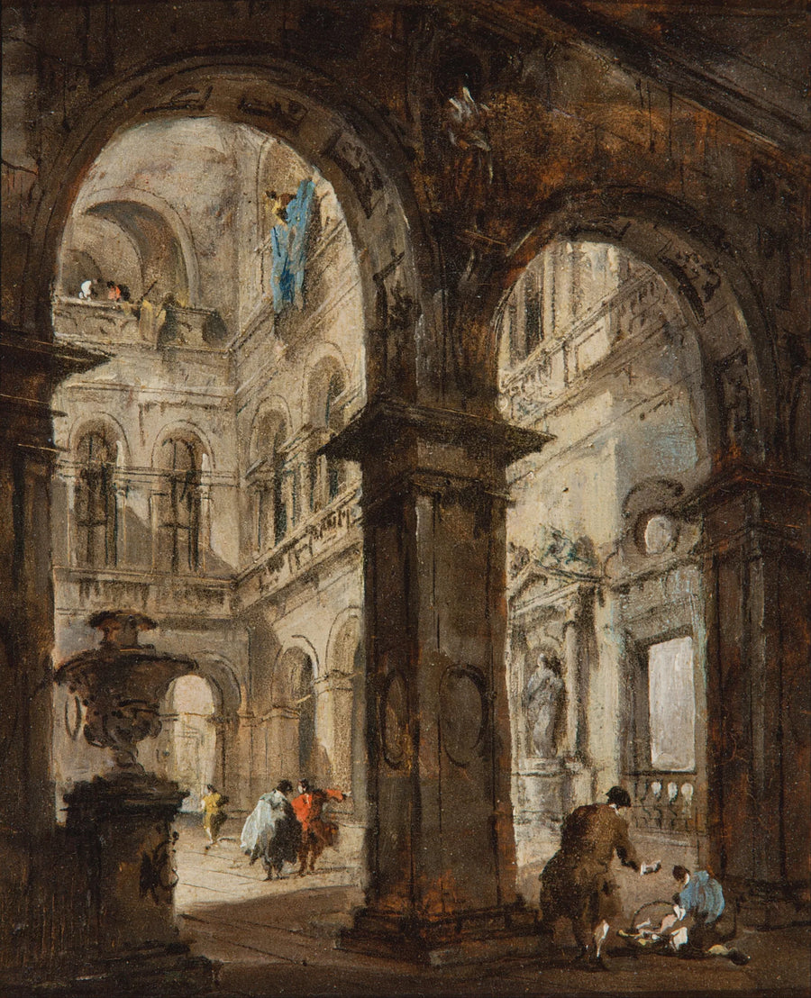 Um capricho arquitetônico - Francesco Guardi