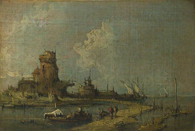 Um capricho de ruína - Francesco Guardi