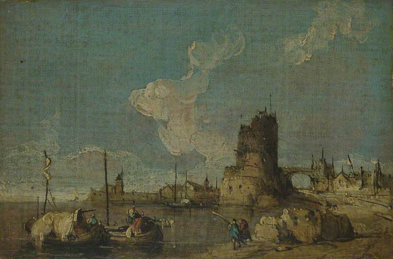 Um capricho de ruína - Francesco Guardi
