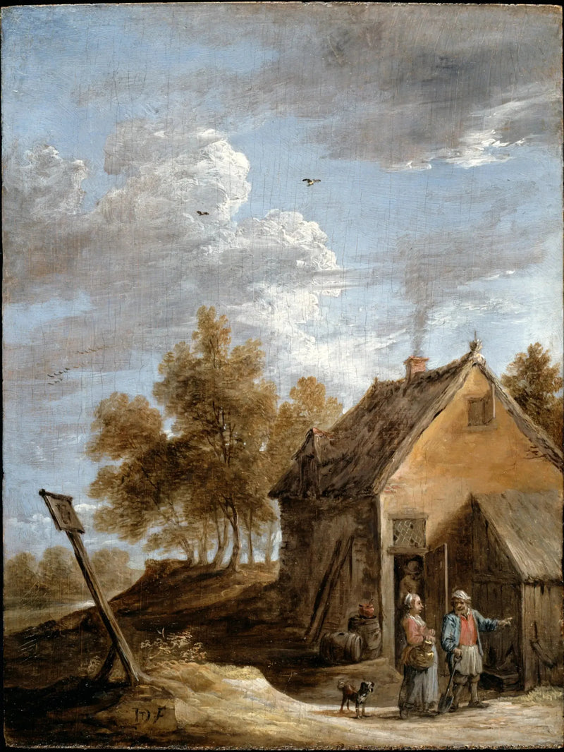 Uma cabana - David Teniers, o Jovem